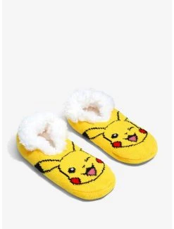 Pokémon Pikachu Winking Slipper Socks - BoxLunch Exclusive