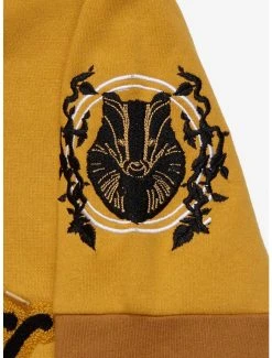 Harry Potter Hufflepuff Crest Panel Hoodie - BoxLunch Exclusive -BoxLunch Shop 18809599 av2