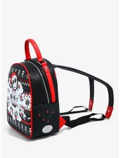 Our Universe Disney The Nightmare Before Christmas Jack Skellington Christmas Sweater Mini Backpack - BoxLunch Exclusive -BoxLunch Shop 18810636 av3