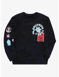 Disney The Nightmare Before Christmas Halloween Town Youth Crewneck - BoxLunch Exclusive