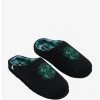 Harry Potter Slytherin Serpent Crest Slippers - BoxLunch Exclusive -BoxLunch Shop 18858776 hi