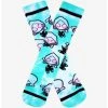 Marvel Spider-Gwen Chibi Tie-Dye Crew Socks - BoxLunch Exclusive -BoxLunch Shop 18859016 hi