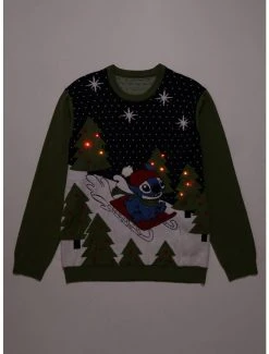 Disney Lilo & Stitch Sledding Stitch Holiday Sweater - BoxLunch Exclusive -BoxLunch Shop 18867402 av1