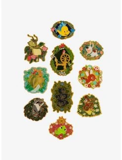 Loungefly Disney Princess Sidekick Floral Blind Box Enamel Pin - BoxLunch Exclusive