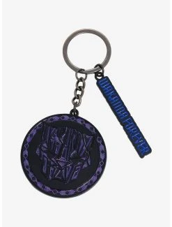 Marvel Black Panther Wakanda Forever Charm Keychain - BoxLunch Exclusive