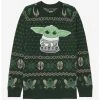 Star Wars The Mandalorian Grogu Toddler Holiday Sweater - BoxLunch Exclusive
