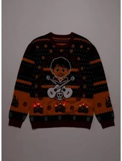 Disney Pixar Coco Miguel Icons Light-Up Holiday Sweater - BoxLunch Exclusive -BoxLunch Shop 19089436 av1