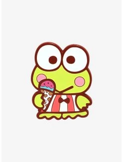 Sanrio Keroppi With Ice Cream Enamel Pin - BoxLunch Exclusive