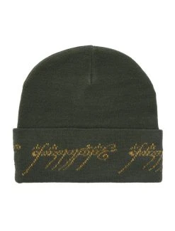 The Lord Of The Rings Ring Verse Tengwar Script Cuff Beanie - BoxLunch Exclusive