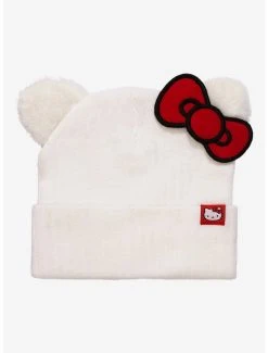 Sanrio Hello Kitty Eared Cuff Beanie - BoxLunch Exclusive