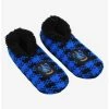 Harry Potter Ravenclaw Crest Plaid Slipper Socks - BoxLunch Exclusive -BoxLunch Shop 19183514 hi