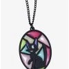 Studio Ghibli Kiki’s Delivery Service Jiji Stained Glass Necklace - BoxLunch Exclusive -BoxLunch Shop 19235437 hi