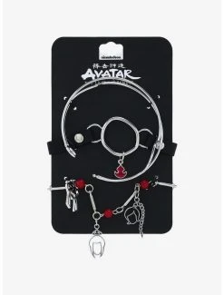 Avatar: The Last Airbender Fire Nation Girls Bracelet Set - BoxLunch Exclusive -BoxLunch Shop 19315664 av4