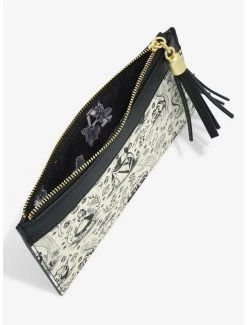 Loungefly Alice In Wonderland Line Art Allover Print Wallet - BoxLunch Exclusive -BoxLunch Shop 19323704 av2