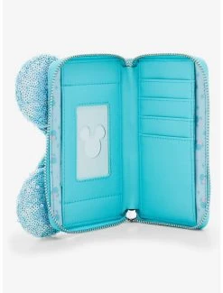 Loungefly Disney Minnie Mouse Sequin Bow Small Zip Wallet - BoxLunch Exclusive -BoxLunch Shop 19323803 av2