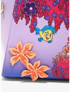 The Little Mermaid Floral Handbag - BoxLunch Exclusive -BoxLunch Shop 19323807 av3