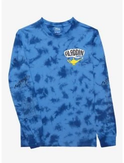 Disney Aladdin Balcony Scene Tie-Dye Long Sleeve T-Shirt - BoxLunch Exclusive -BoxLunch Shop 19389367 av2