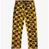 Harry Potter Hufflepuff House Crest Checkered Sleep Pants - BoxLunch Exclusive -BoxLunch Shop 19415718 hi