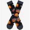 Studio Ghibli Howl's Moving Castle Calcifer Cooking Eggs & Bacon Crew Socks - BoxLunch Exclusive