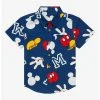 Disney Mickey Mouse Icons Allover Print Toddler Woven Button-Up - BoxLunch Exclusive -BoxLunch Shop 19552651 hi