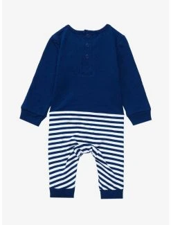 Disney Mickey & Stars Striped Infant One-Piece - BoxLunch Exclusive -BoxLunch Shop 19552673 av1