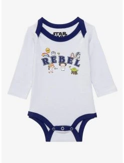 Our Universe Star Wars Rebel Long Sleeve Infant One-Piece - BoxLunch Exclusive
