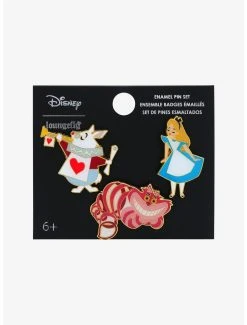 Loungefly Disney Alice In Wonderland Character Enamel Pin Set - BoxLunch Exclusive -BoxLunch Shop 19555990 av1