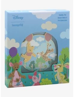 Loungefly Disney Winnie The Pooh Tigger & Pooh Bear Balloon Limited Edition Enamel Pin - BoxLunch Exclusive -BoxLunch Shop 19595340 av1
