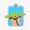 Star Wars The Mandalorian Grogu & Butterfly Enamel Pin - BoxLunch Exclusive