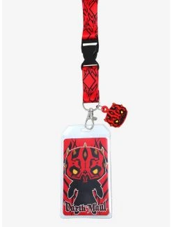 Loungefly Star Wars: Episode I - The Phantom Menace Darth Maul Lanyard - BoxLunch Exclusive -BoxLunch Shop 19596670 av1