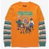 Teenage Mutant Ninja Turtles X Naruto Layered Long Sleeve T-Shirt - BoxLunch Exclusive -BoxLunch Shop 19603596 hi