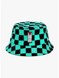 Demon Slayer: Kimetsu No Yaiba Tanjiro Embroidered Bucket Hat - BoxLunch Exclusive
