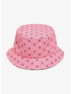 Demon Slayer: Kimetsu No Yaiba Nezuko Kamado Embroidered Bucket Hat - BoxLunch Exclusive -BoxLunch Shop 19614736 av2
