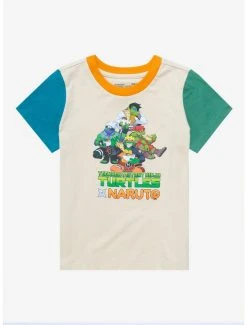 Teenage Mutant Ninja Turtles X Naruto Color Block Toddler T-Shirt - BoxLunch Exclusive