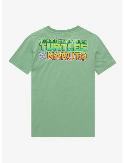 Teenage Mutant Ninja Turtles X Naruto Group Shot Youth T-Shirt - BoxLunch Exclusive -BoxLunch Shop 19617745 av1