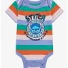 Disney Lilo & Stitch Experiment 626 Striped Infant One-Piece - BoxLunch Exclusive -BoxLunch Shop 19680002 hi