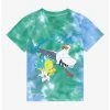 Disney The Little Mermaid Flounder & Scuttle Tie-Dye Toddler T-Shirt - BoxLunch Exclusive -BoxLunch Shop 19687997 hi