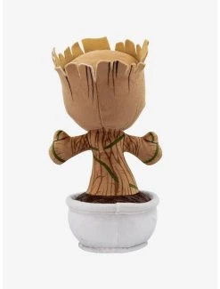 Marvel Guardians Of The Galaxy Baby Groot In Flower Pot 8 Inch Plush - BoxLunch Exclusive -BoxLunch Shop 19734485 av1