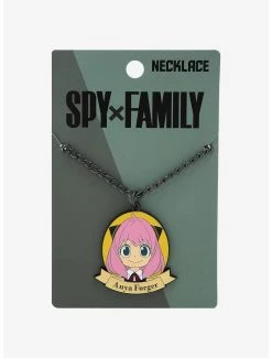 Spy X Family Anya Circle Portrait Necklace - BoxLunch Exclusive -BoxLunch Shop 19801024 av2