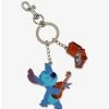 Loungefly Disney Lilo & Stitch Guitar Stitch Multi-Charm Keychain - BoxLunch Exclusive