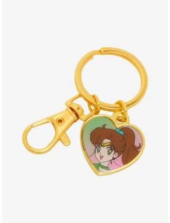Sailor Moon Sailor Jupiter Heart Charm Keychain - BoxLunch Exclusive