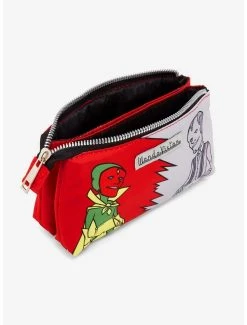 Marvel WandaVision Retro Vision & Wanda Pencil Case - BoxLunch Exclusive -BoxLunch Shop 19907206 av2