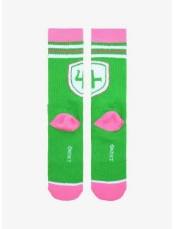 Sailor Moon Sailor Jupiter Varsity Crew Socks - BoxLunch Exclusive -BoxLunch Shop 19935846 av1