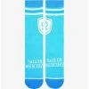 Sailor Moon Sailor Mercury Varsity Crew Socks - BoxLunch Exclusive -BoxLunch Shop 19935850 hi