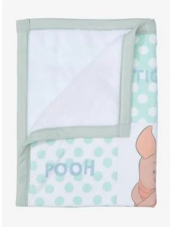 Disney Winnie The Pooh Baby Character Portraits Swaddle Blanket - BoxLunch Exclusive -BoxLunch Shop 19938200 av1