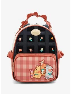 Our Universe Disney Winnie The Pooh Gingham Mini Backpack - BoxLunch Exclusive