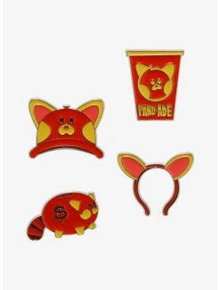Disney Pixar Turning Red Panda Merch Pin Set - BoxLunch Exclusive