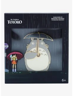 Loungefly Studio Ghibli My Neighbor Totoro Moving Umbrella Totoro Limited Edition Enamel Pin - BoxLunch Exclusive -BoxLunch Shop 20058548 av3
