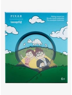 Loungefly Disney Pixar Up Carl & Ellie Spinning Clouds Limited Edition Enamel Pin - BoxLunch Exclusive -BoxLunch Shop 20058556 av3