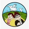 Loungefly Disney Pixar Up Carl & Ellie Spinning Clouds Limited Edition Enamel Pin - BoxLunch Exclusive -BoxLunch Shop 20058556 hi